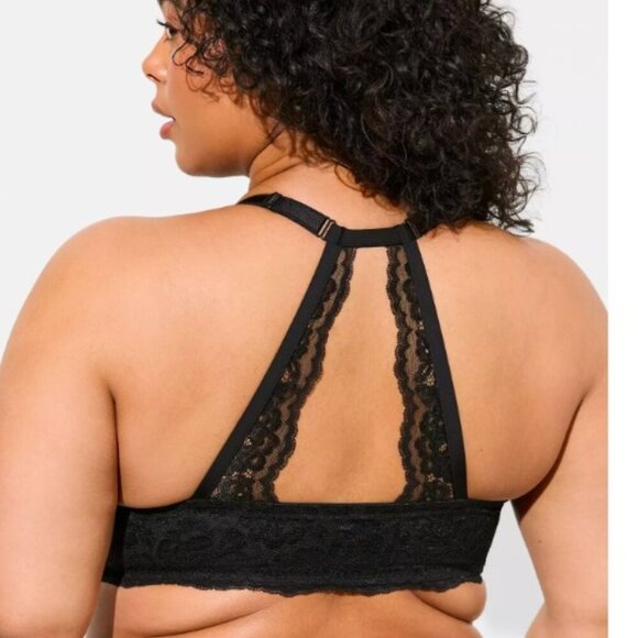 Torrid XO Plunge Push-Up Front-Close Bra, 44D - Picture 4 of 9